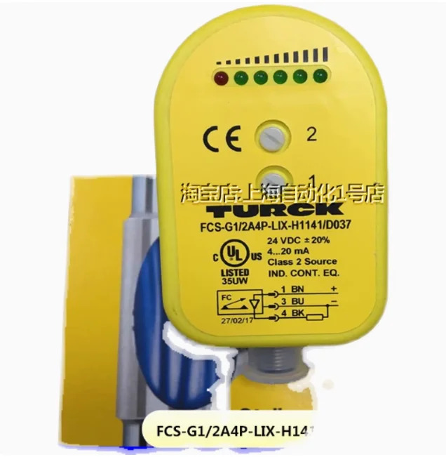 TURCK 유량계 스위치 센서 FCS-G1/2A4-AP8X-H1141 FCS-G1/2A4P-AP8X-H1141 FCS-G1/2A4P-AP8X-H1141/L080 FCS-G1/2A