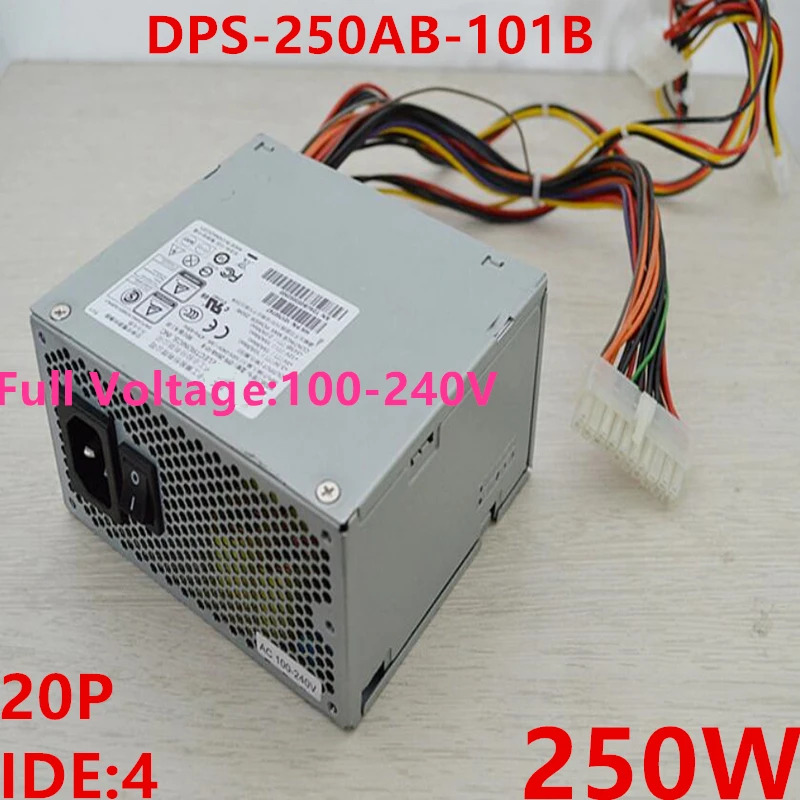 Hanker DVR NVR 전원공급장치 DPS-250AB-101 B DPS-250AB-101B PSF250MP-60 20 핀 IDE x 4 250W PSU 신