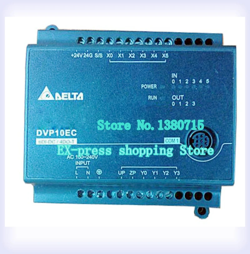 DVP10EC00T3 PLC EC3 시리즈 100-240VAC 6DI 4DO 트랜지스터 출력 신