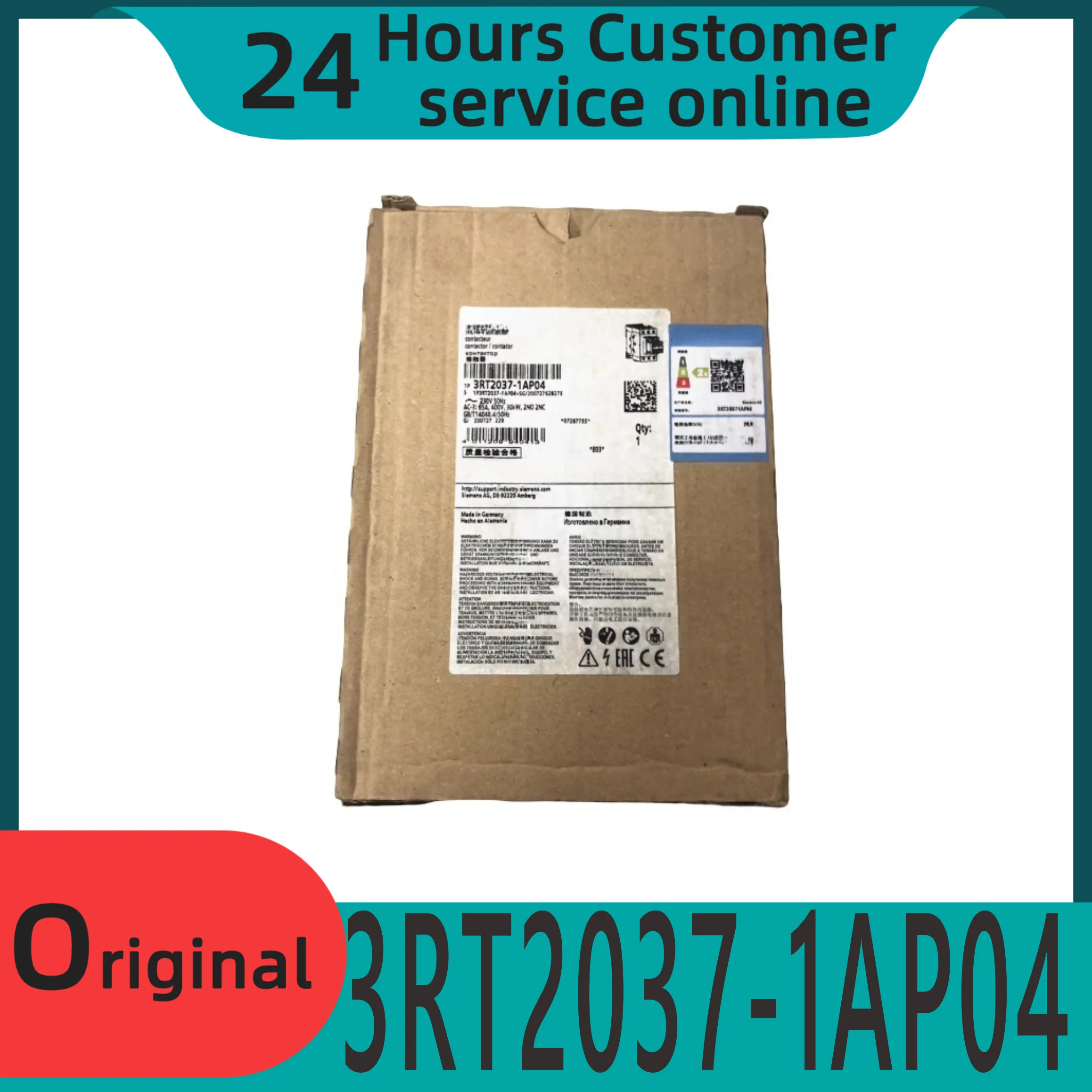 원본 3RT2037-1AP04 AC 접촉기 3RT20371AP04