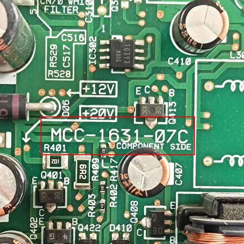 MCC-1631-07C 오리지널 마더보드 메컨트롤 보드 도시바호환 에어컨용