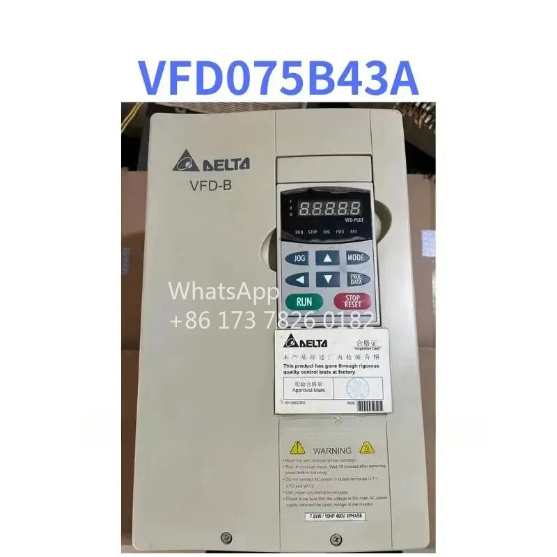 VFD075B43A 리퍼 인버터 7.5kW 기능 OK
