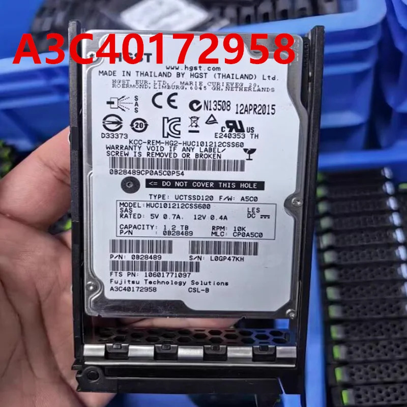FUJITSU RX2540 M1 M2 1.2TB SAS 2.5 10000RPM 128MB 하드 드라이브 S26361-F5247-L112 A3C거새 40172958