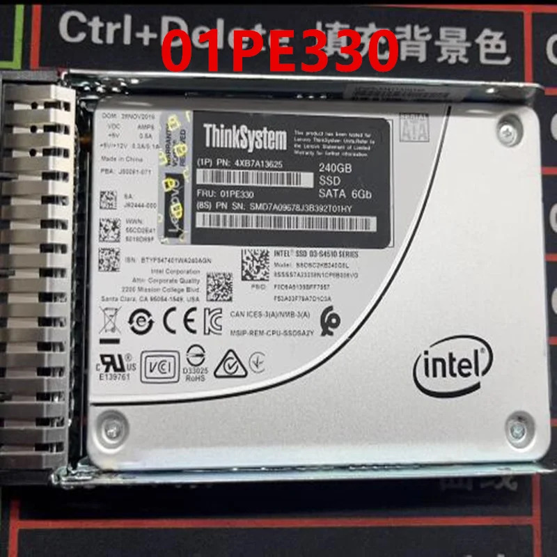 Lenovo호환오리지널 솔리드 스테이트 드라이브 240GB 2.5 인치 SATA SSD 01PE330 4XB7A13625 거신