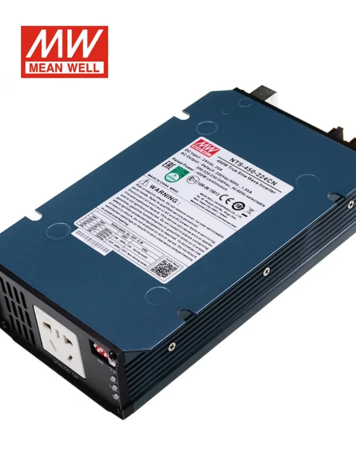 NTS Mingwei 전원공급장치 450W 사인파 US/UN 인버터 112/124/148 12V 24V 48V 110V