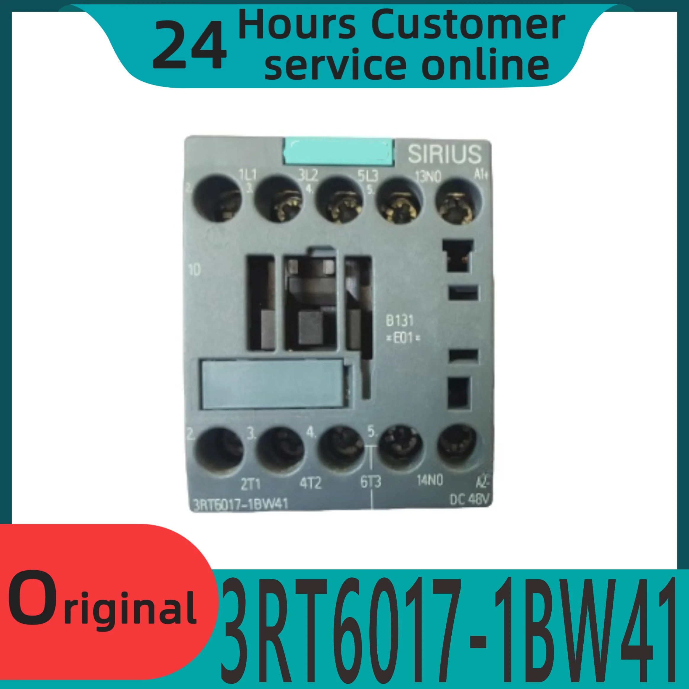 오리지널 DC 접촉기 3RT6017-1BW41 3RT6018-1BW41 DC48V
