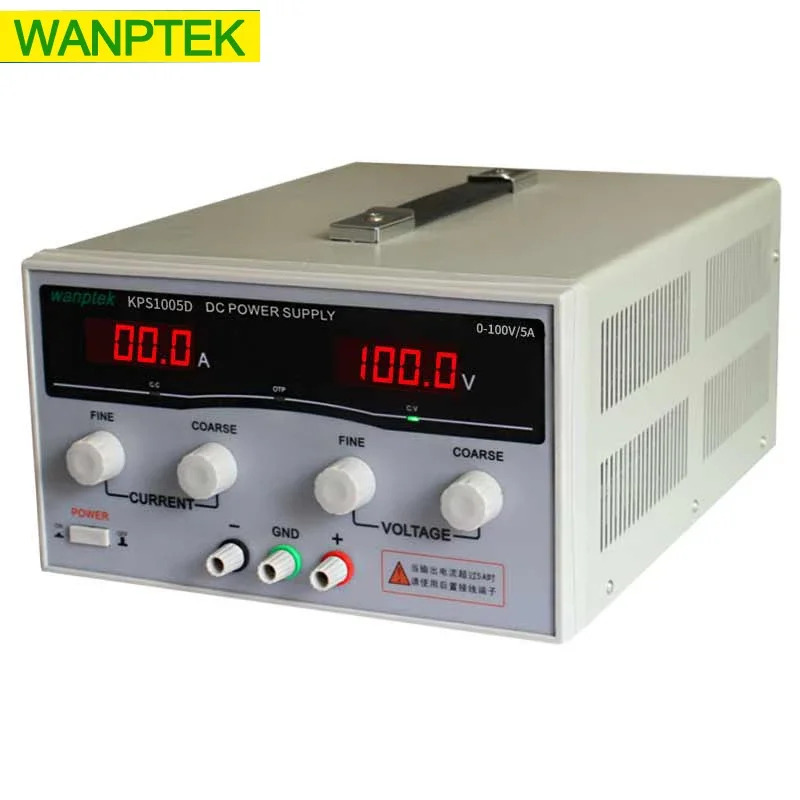 고정밀 고전력 조절식 LED 디스플레이 스위칭 DC 전원공급장치 500W KPS1005D 220V 100V 5A