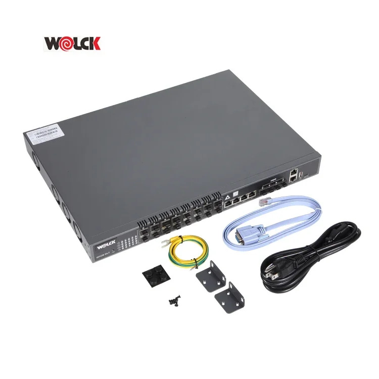 광섬유 트리플 플레이 에폰 8 포트 Olt Gpon 라우터 네트워크 OLT