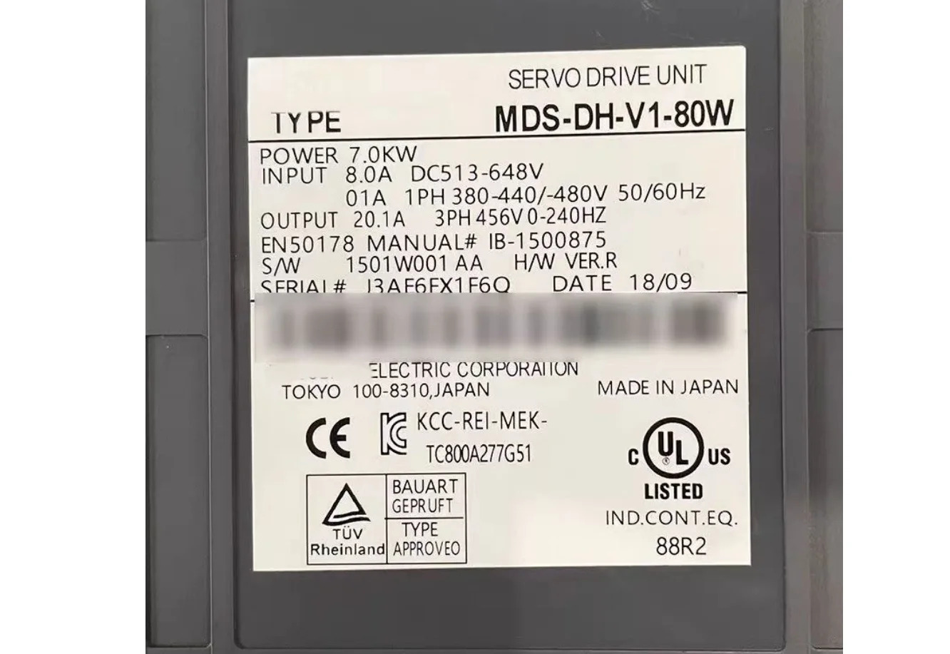 MDS-DH-V1-80W 서보 드라이브 유닛 MDSDHV180W