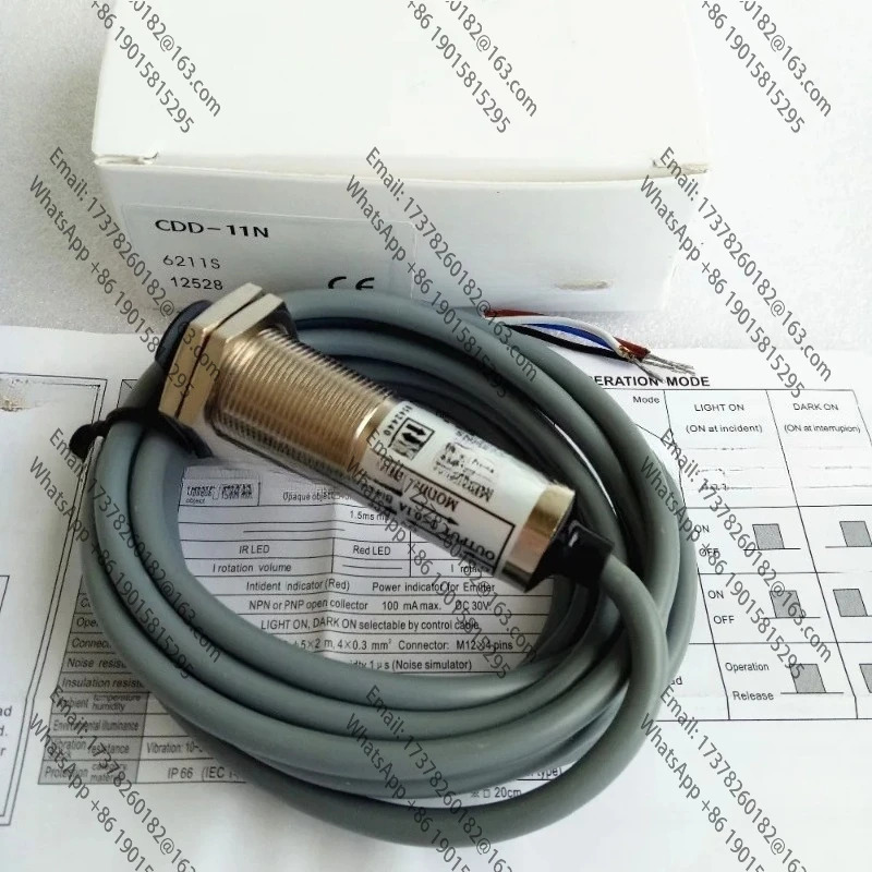 2PCS CDD11N CDD11P CDD40N OPTEX NO NC M18 광전스위치 센서