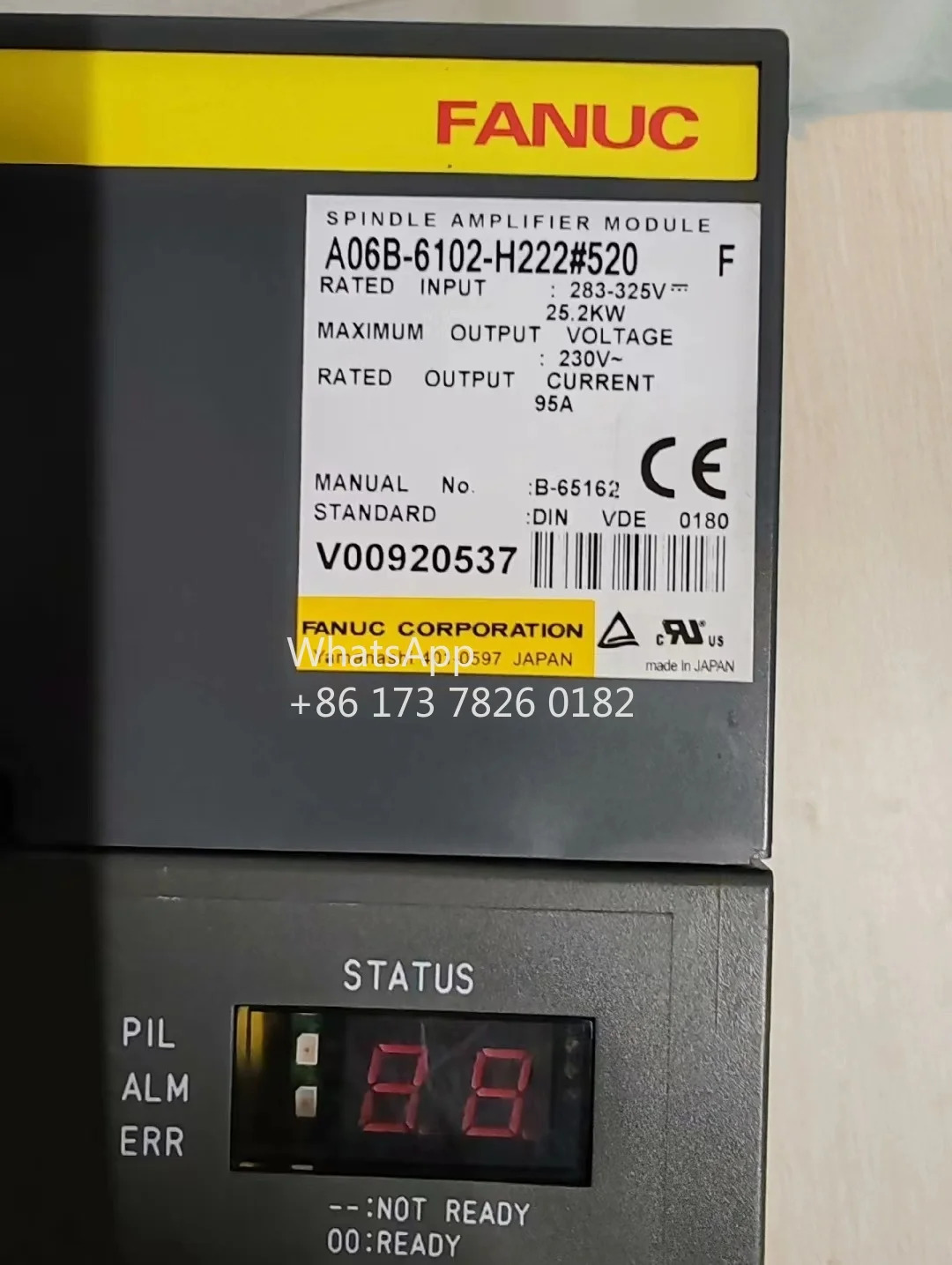 A06B-6102-H222 H520 리퍼 드라이브 작동 기능 OK