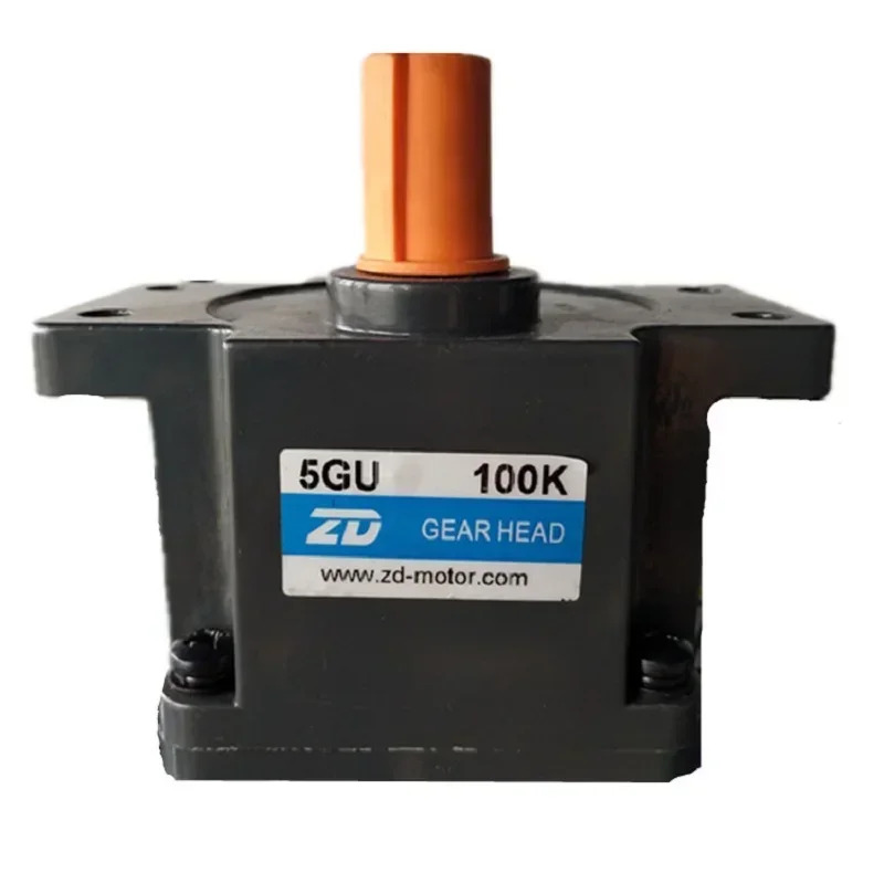 ZD 기어 감속기 5GU30K 5GU50K 5GU150K 5GU200K 90x90mm 플랜지 크기 AC 속도 제어 모터 비율 3-200K 옵션
