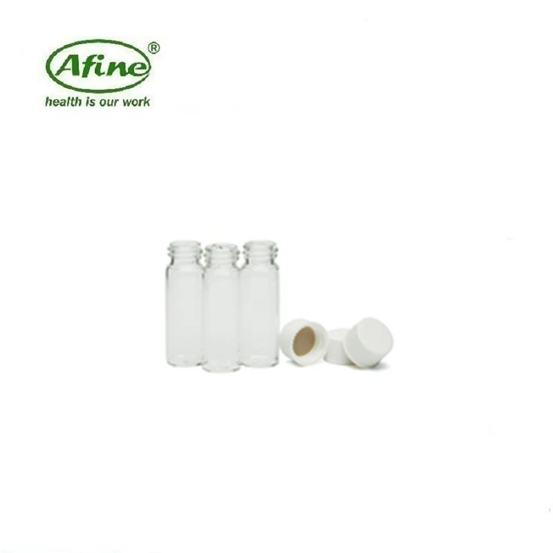 AFINE Agilent 보관 바이알 키트 5183-4311 4 mL 15x45mm 투명 13-425 탑 PTFE/실리콘 셉타 100/pk