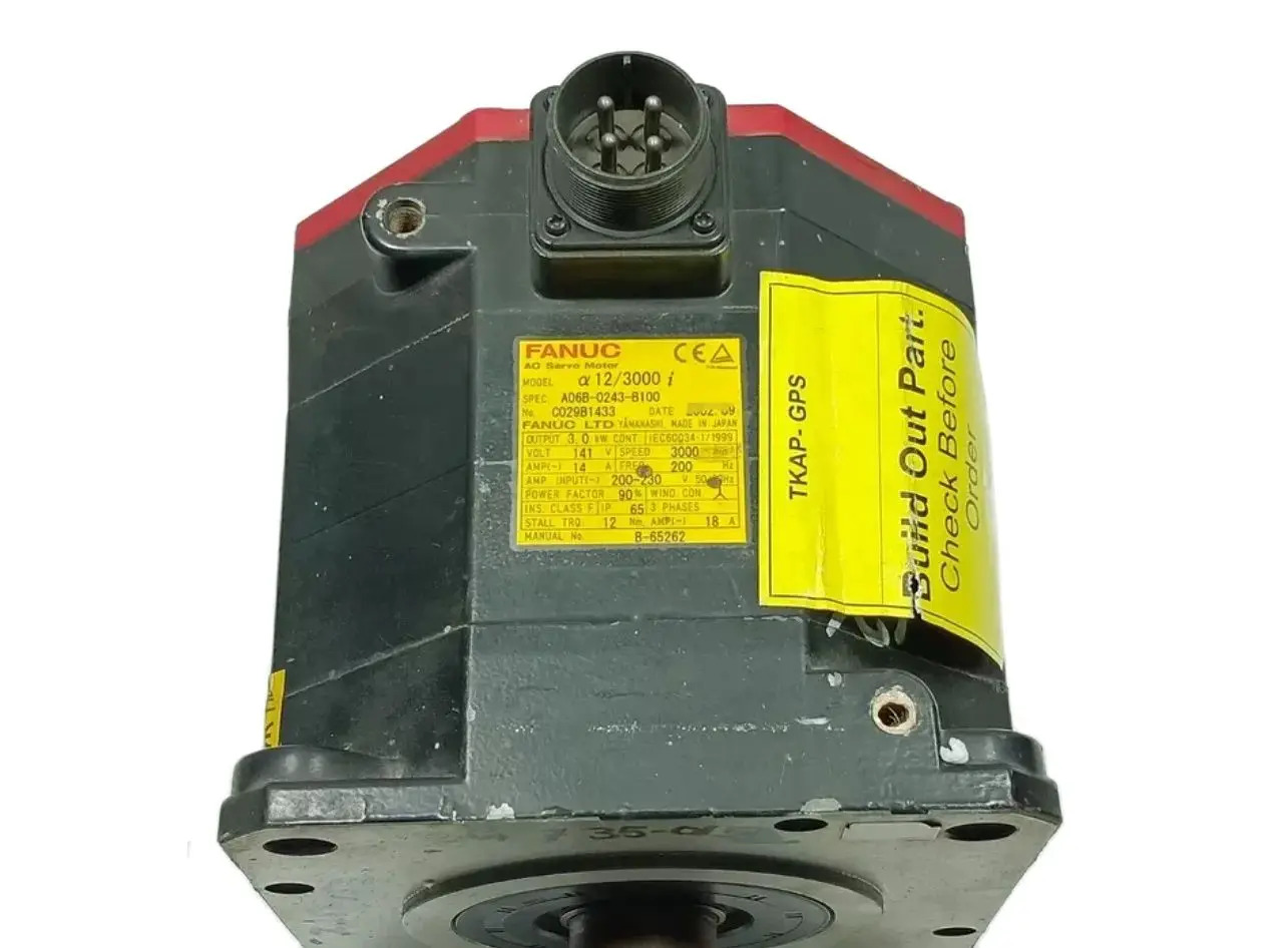 A06B-0243-B100 Fanuc 서보모터 리퍼 완료 Ok A06B 0243 B100