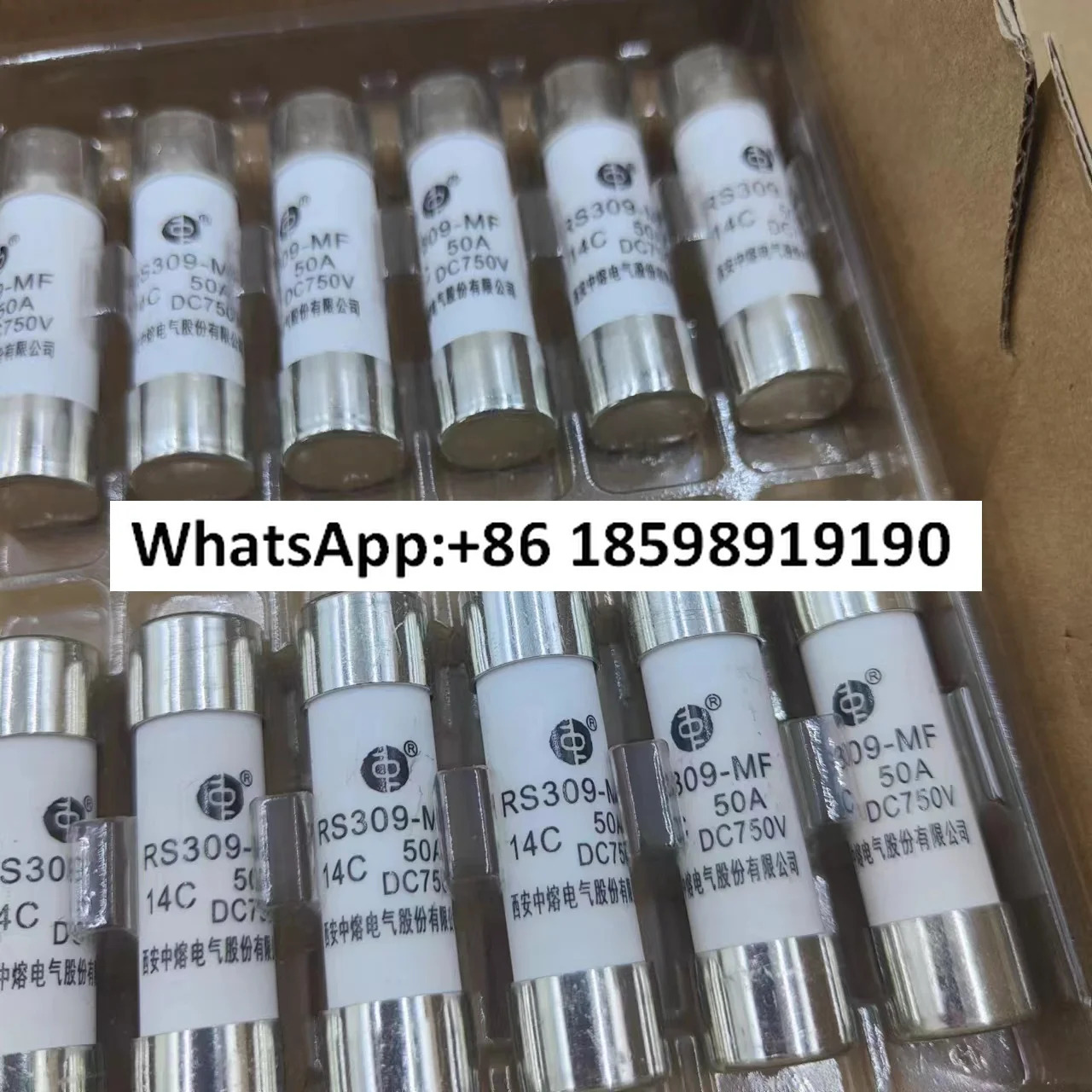 RS309 MF 14C50A 45A 40A 35A 30A DC750V 자동차 DC 퓨즈