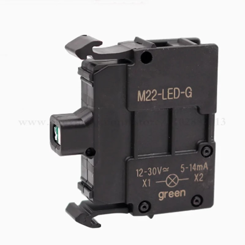 5PCS 오리지널 M22-LED-W -G -R -B 전면 장착 LED 램프 베이스