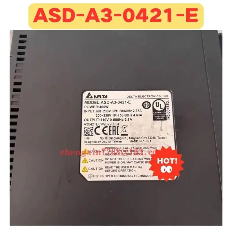 리퍼 서보 드라이브 ASD-A3-0421-E ASD A3 0421 E 정상 기능 완료