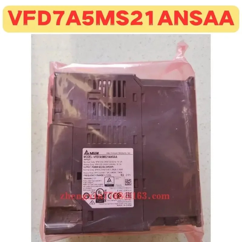 오리지널 주파수 변환기 VFD7A5MS21ANSAA 신