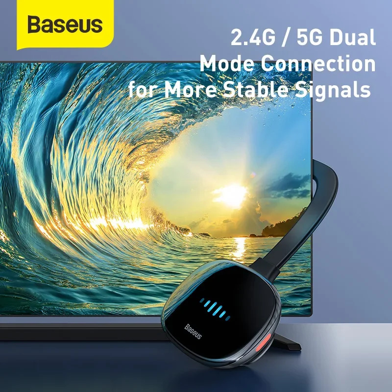 HD 미디어 비디오 스트리머 USB C 타입 와이파이 무선 동글 디스플레이 어댑터 에어플레이