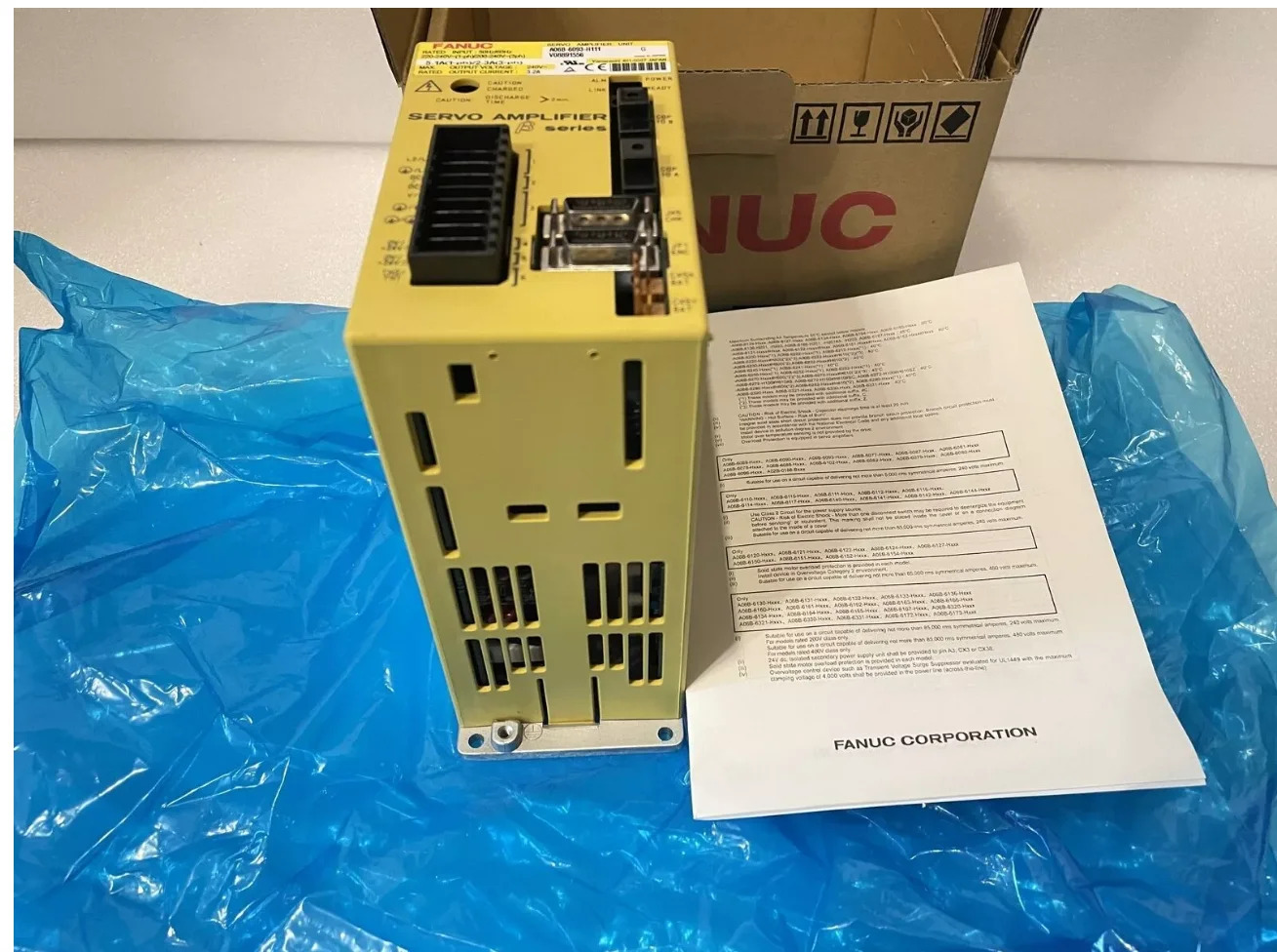 A06B-6093-H112 Fanuc 서보 증폭기 장치 12개월 A06B6093H112