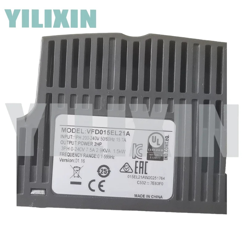 VFD015EL21A1.5KW 220V 주파수 변환기