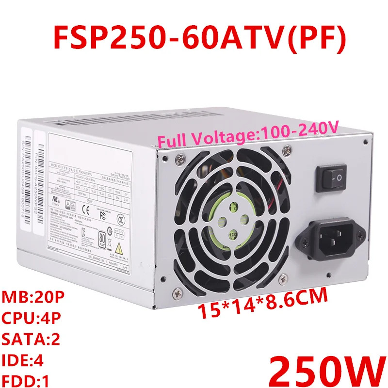 FSP Advantechp호환SU 전원 공급 FSP250-60ATVPF FSP250-60V PS8-250-ZE 5V 610L 250W 신