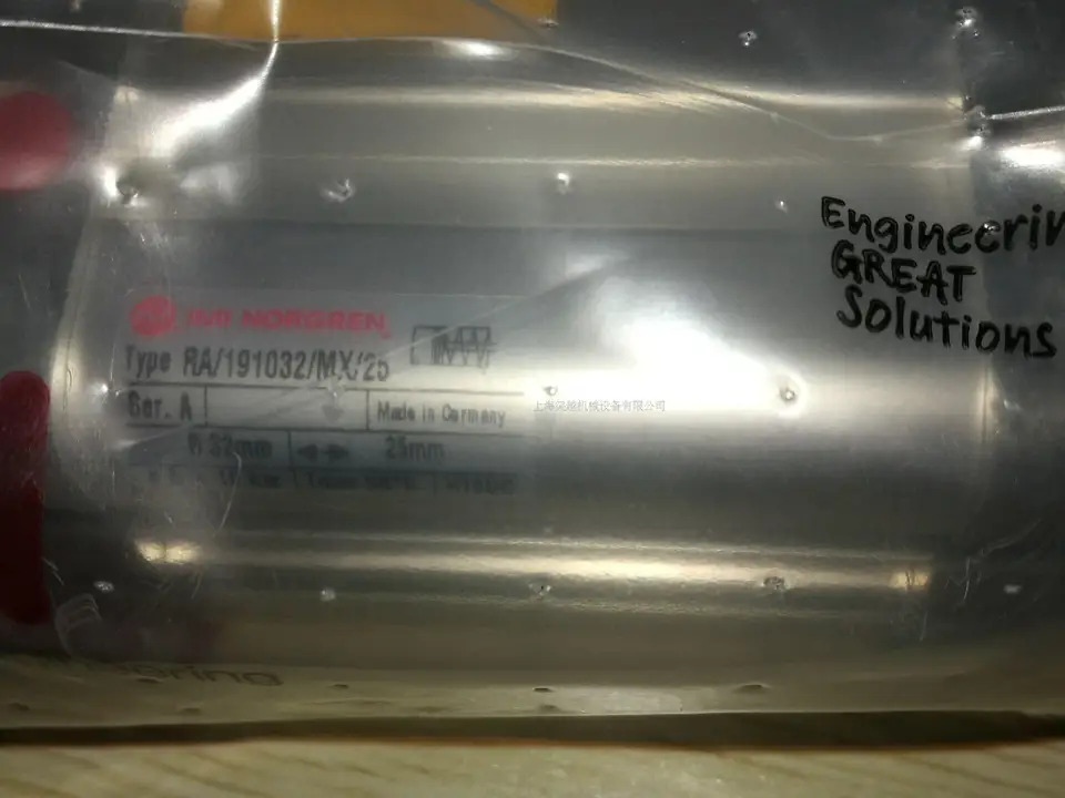 Norgren 스테인레스 스틸 실린더 PRA 182032 M 750