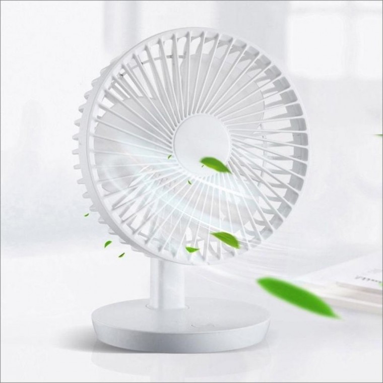 도모아 저소음 초절전 휴대용 탁상용 팬 USB 써큘레이터 사각 각도조절 데스크팬 선풍기 - 상품 이미지