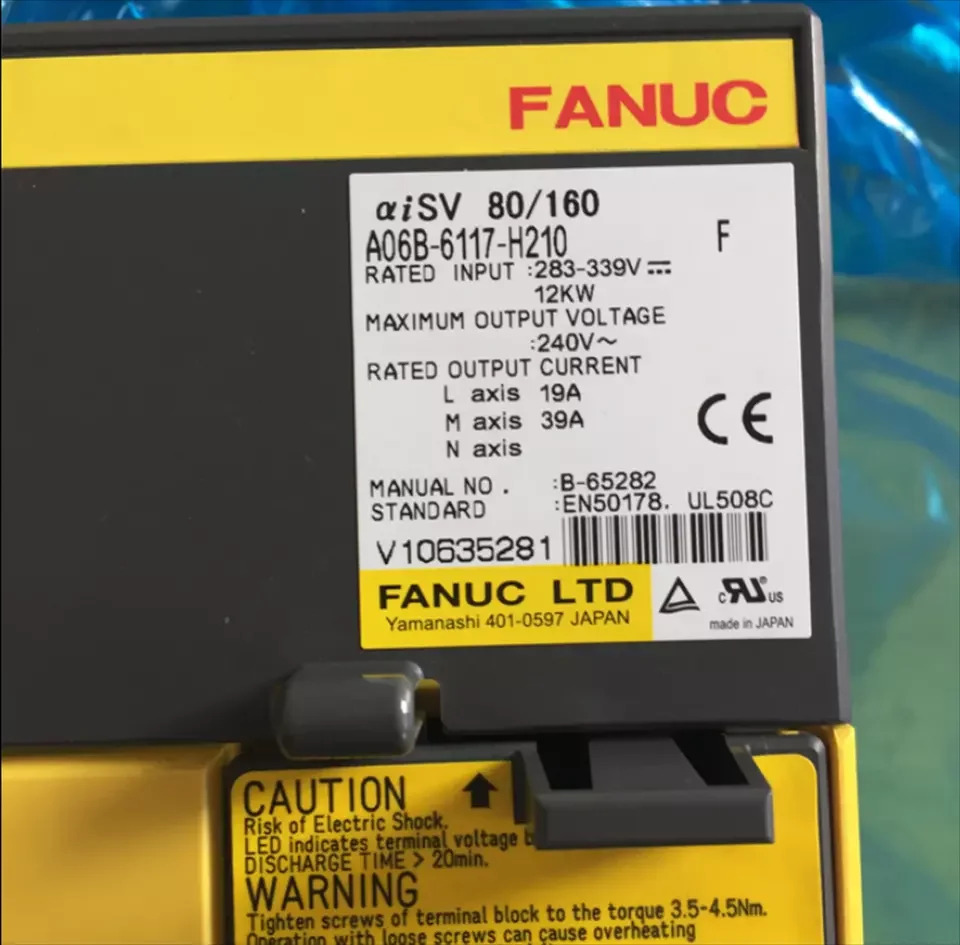 A06B-6117-H210 Fanuc 서보 드라이브 증폭기 12개월 A06B 6117 H210