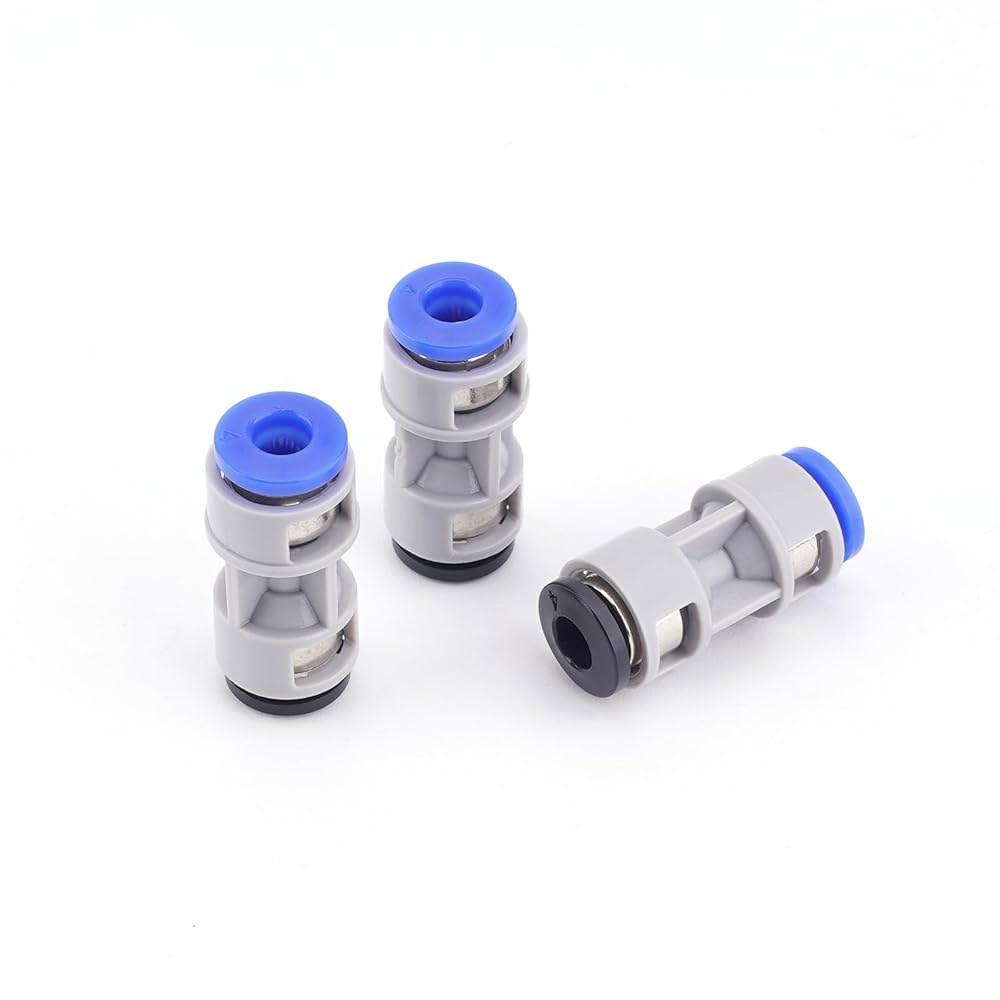 YIBEICO Bambu Lab A1/A1MINI/P1P/P1S/P2S/X1/X1C/X1E/H2D/H2S 3D 프린터용 혼합 금속 커넥터 튜브 교체품, 어댑터 3개 피드 테프론 - 상품 이미지