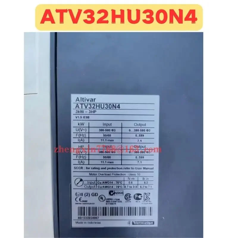리퍼 주파수 변환기 정상 기능 완료 ATV32HU30N4