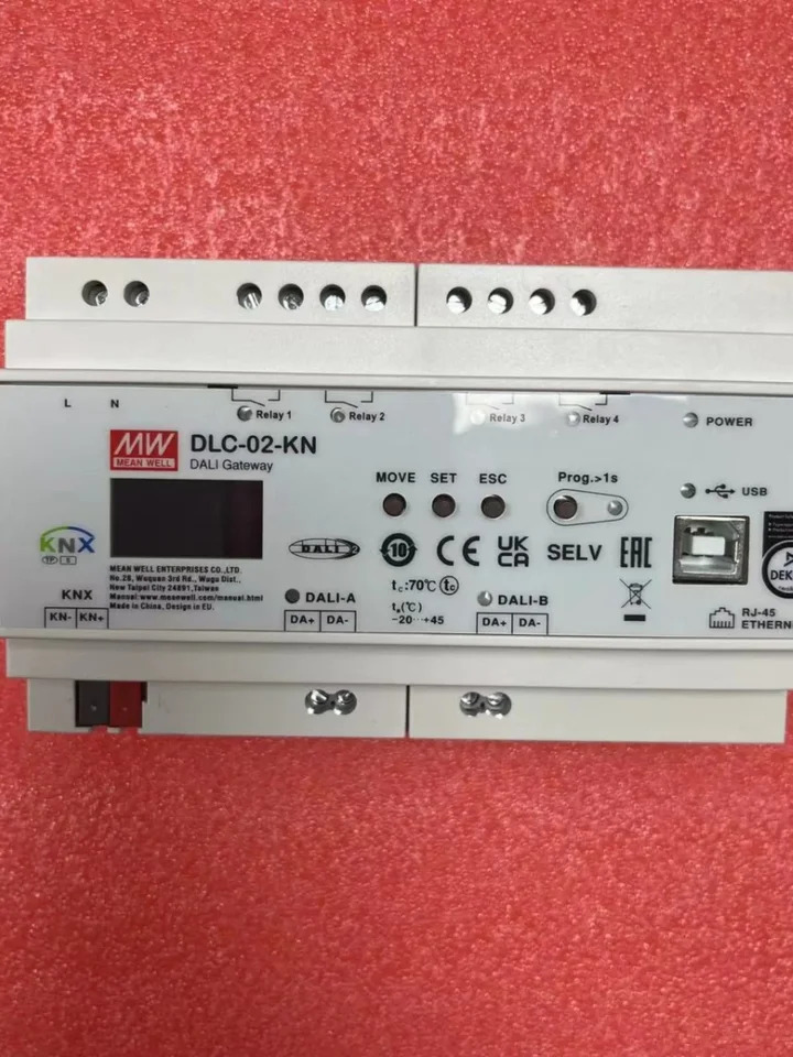 대만 Mingwei DALI 컨트롤러 게이트웨이 LED 조명 빌딩 제어 DLC-02 DLC-02-KN