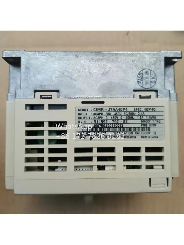 CIMR-J7AA40P4 리퍼 J7 시리즈 인버터 400V 3PHASE 0.4kW 기능 OK