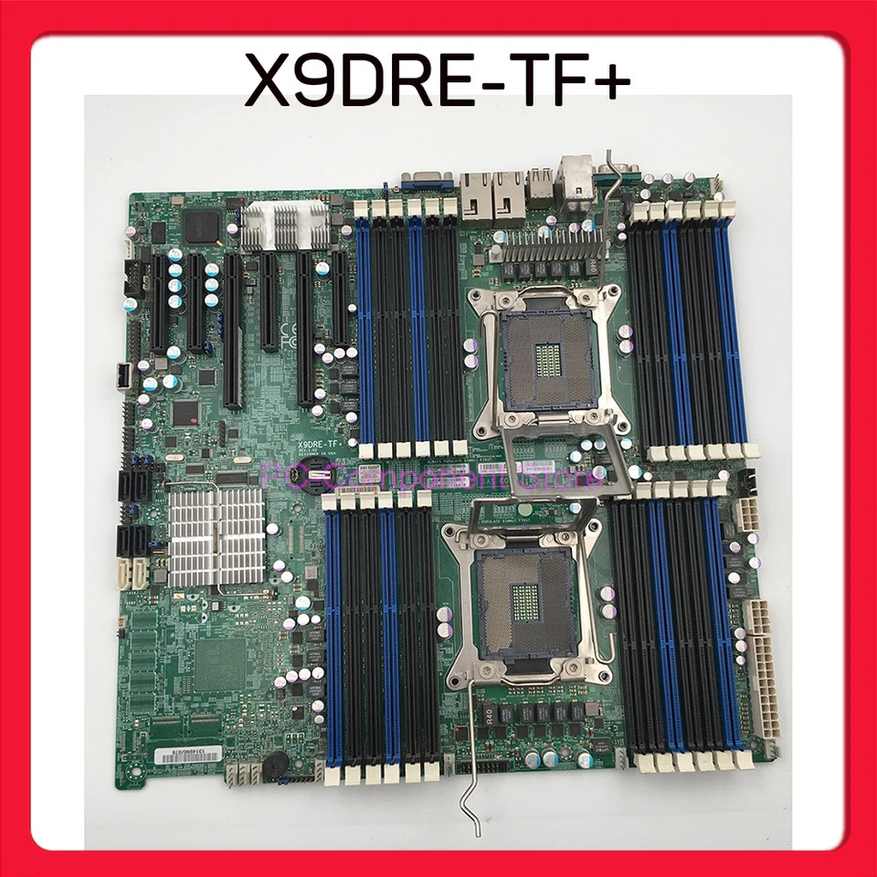 X9DRE-TF 슈퍼마이크로 서버 마더보드 E5-2600 V1 V2 패밀리 ECC LGA2011DDR3 2x16 PCI-E 3.0 4x8