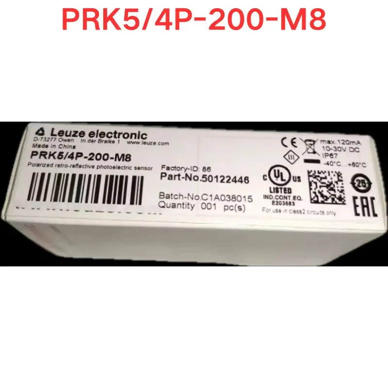 오리지널 PRK5-4P-200-M8 Leuze 센서