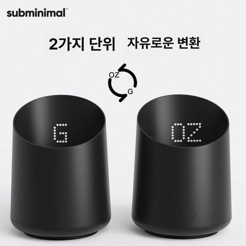 커피 저울 서브미니멀 전자 원두 계량컵 액세서리 정밀 측정 스케일 드립용품 - 상세 이미지 5
