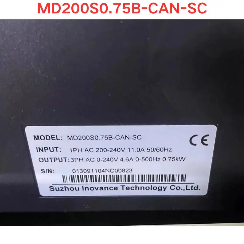 리퍼 Inovance MD200S0.75B-CAN-SC 주파수 변환기 0.7KW 기능 OK