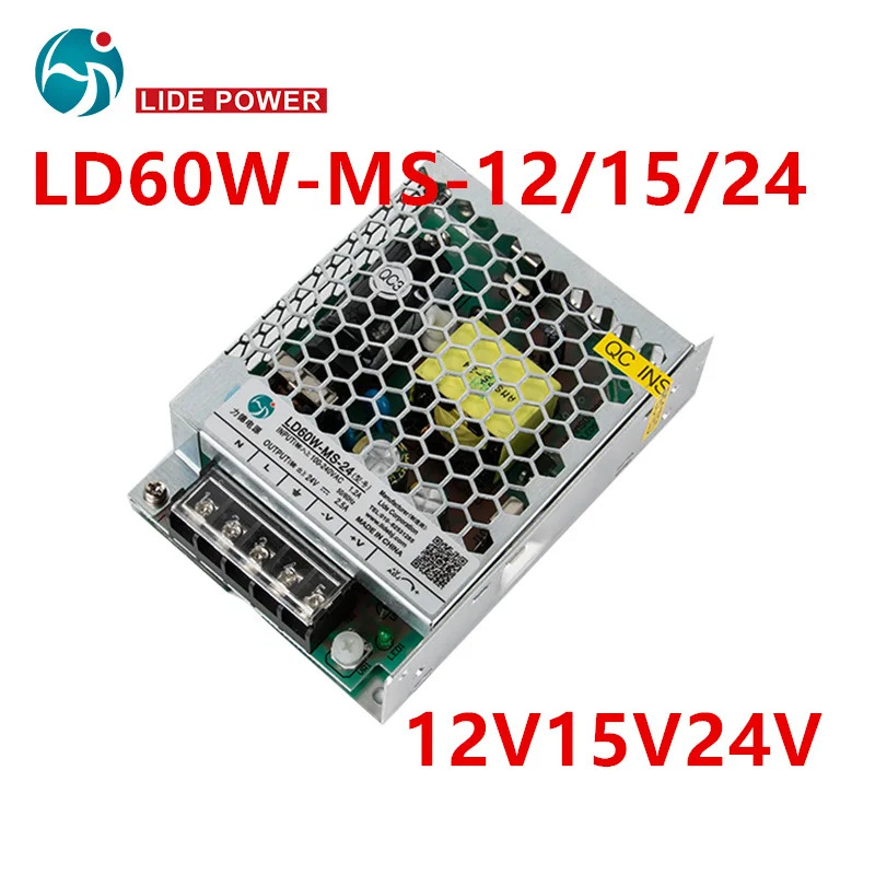 LIDE 12V15V24V 60W 전원공급장치 LD60W-MS-12 LD60W-MS-15 LD60W-MS-24 새 원본 PSU