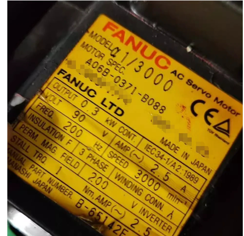 A06B-0371-B088 Fanuc AC 서보모터 리퍼 완료 A06B 0371 B088