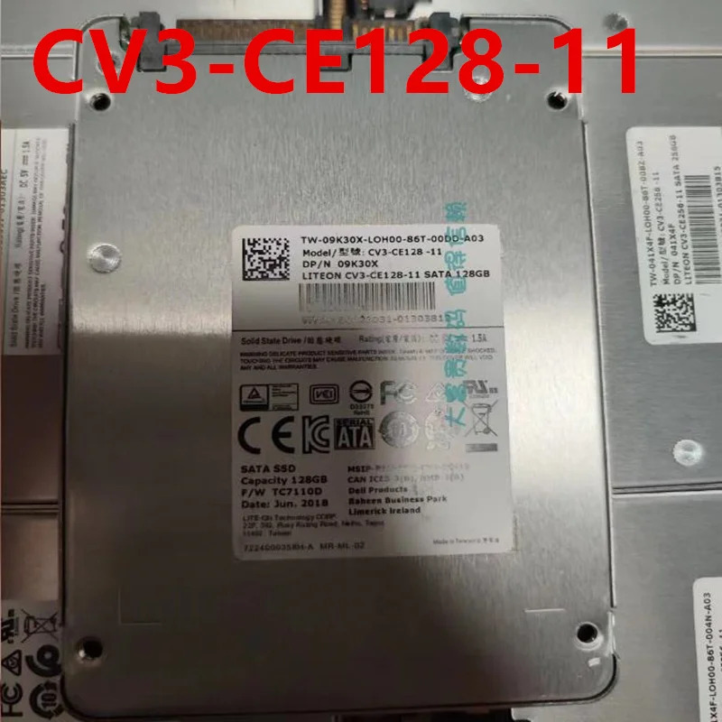오리지널 솔리드 스테이트 드라이브 LITEON 128GB 2.5 인치 SATA SSD CV3-CE128-11 09K30X 신