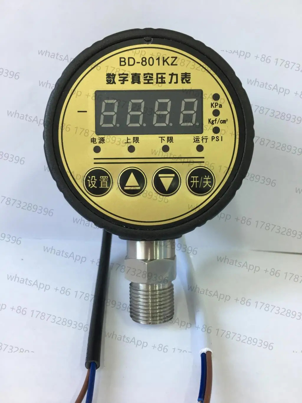 디지털 디스플레이 진공 압력계 BD-801kz BD-803 BD-805kz 범위 - 100 kpa 압력 제어