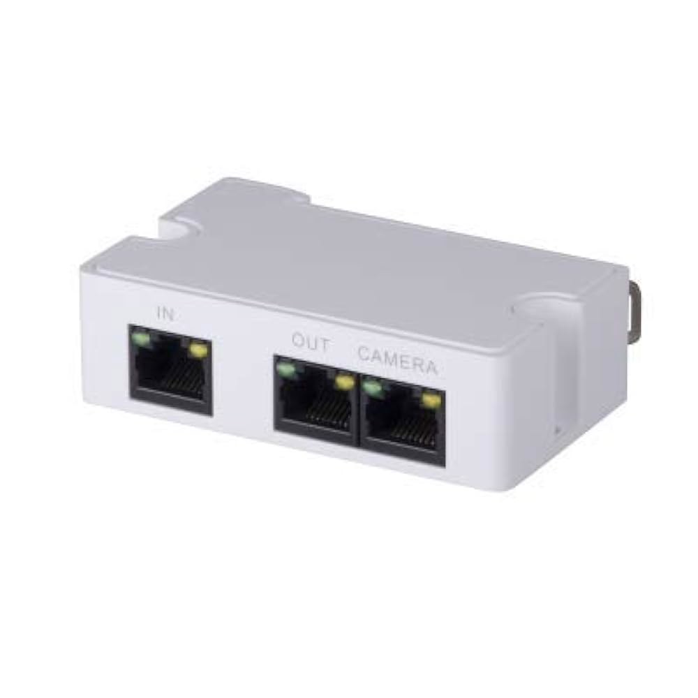 EmpireTech PoE 익스텐더 미니 패시브 2 케이블 통해 2개(IP 포트 전원 PFT1300을 스플리터, 이더넷 장치 POE 카메라) Cat5/6 하나의 스위치, 공급 - 상품 이미지