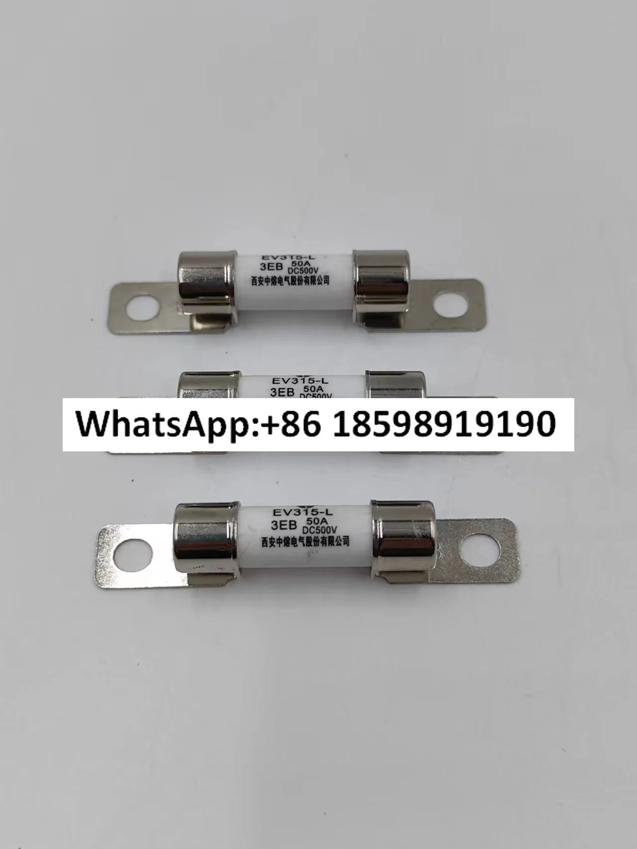 EV315 L 3EB15A20A60A50A30A500VDC 퓨즈 튜브 고온 저항
