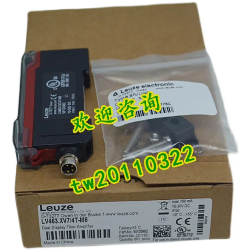 LV463 LEUZE 섬유 증폭기 교체 XV7 4T-M8 LV463B.7