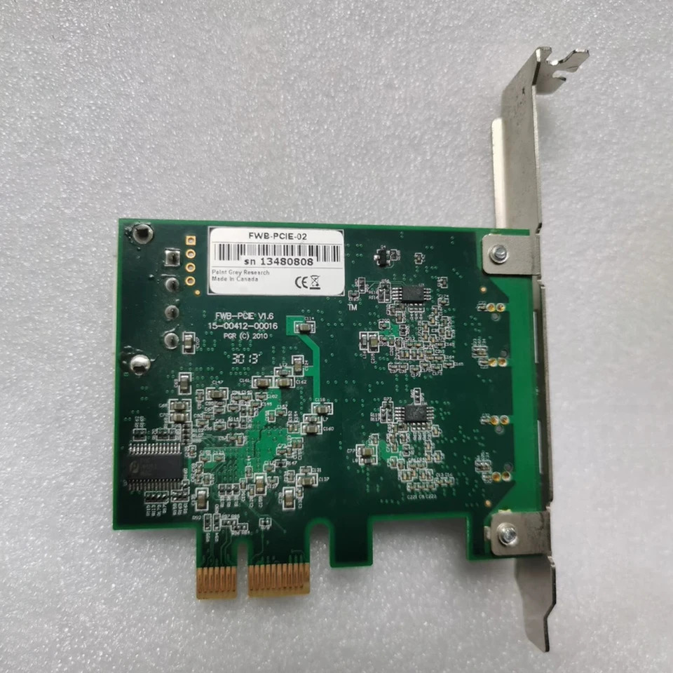 미국 필립 산업카메라 1394 이미지 수집 카드 FWB-PCIE-02