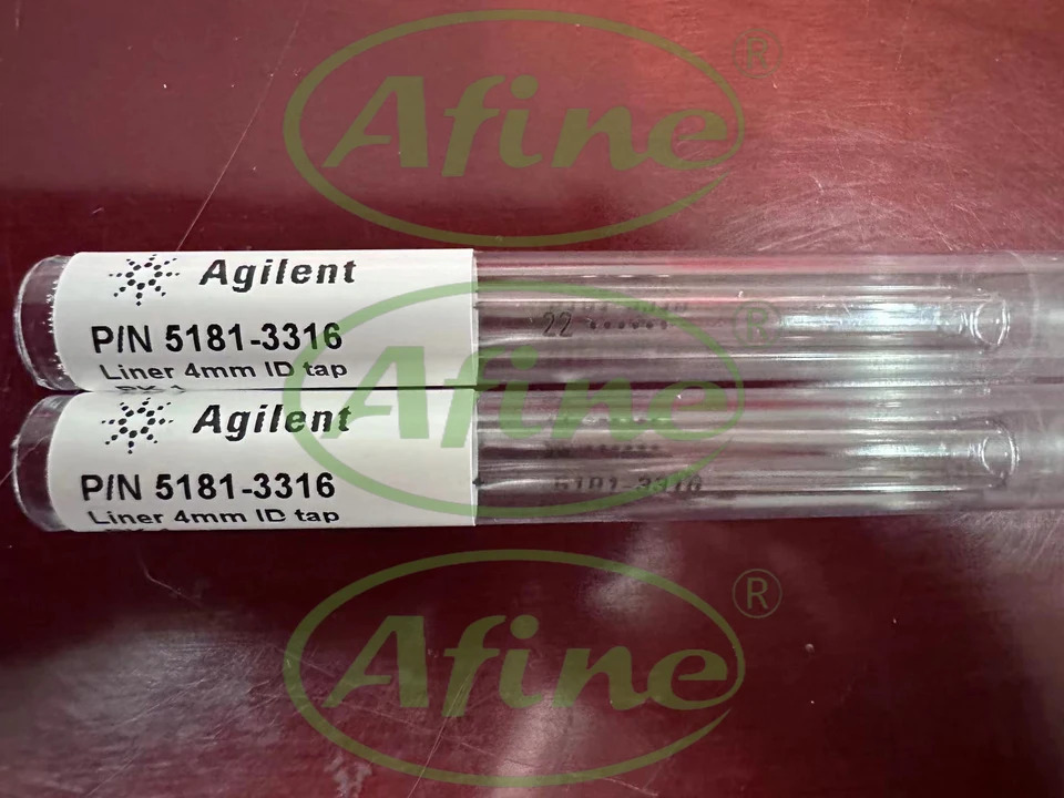 AFINE Agilent 5181-3316 GC분리되지 않은 입구 라이너 단일 테이퍼 비활성화
