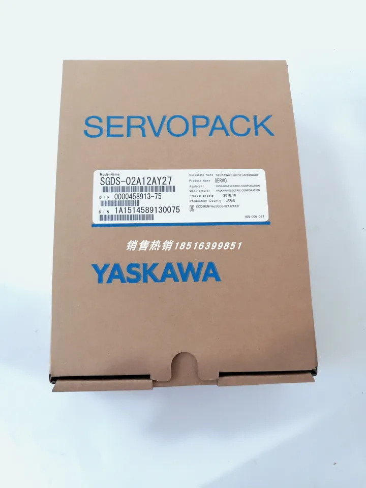 SGDS-02A12AY27 Yaskawa 서보 드라이버 포장