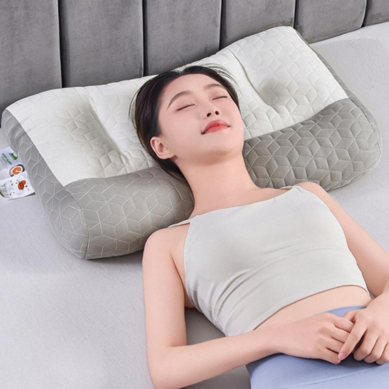 도모아 세탁 워셔블 양면 쿠션 배게 에어 메쉬 경추 베개