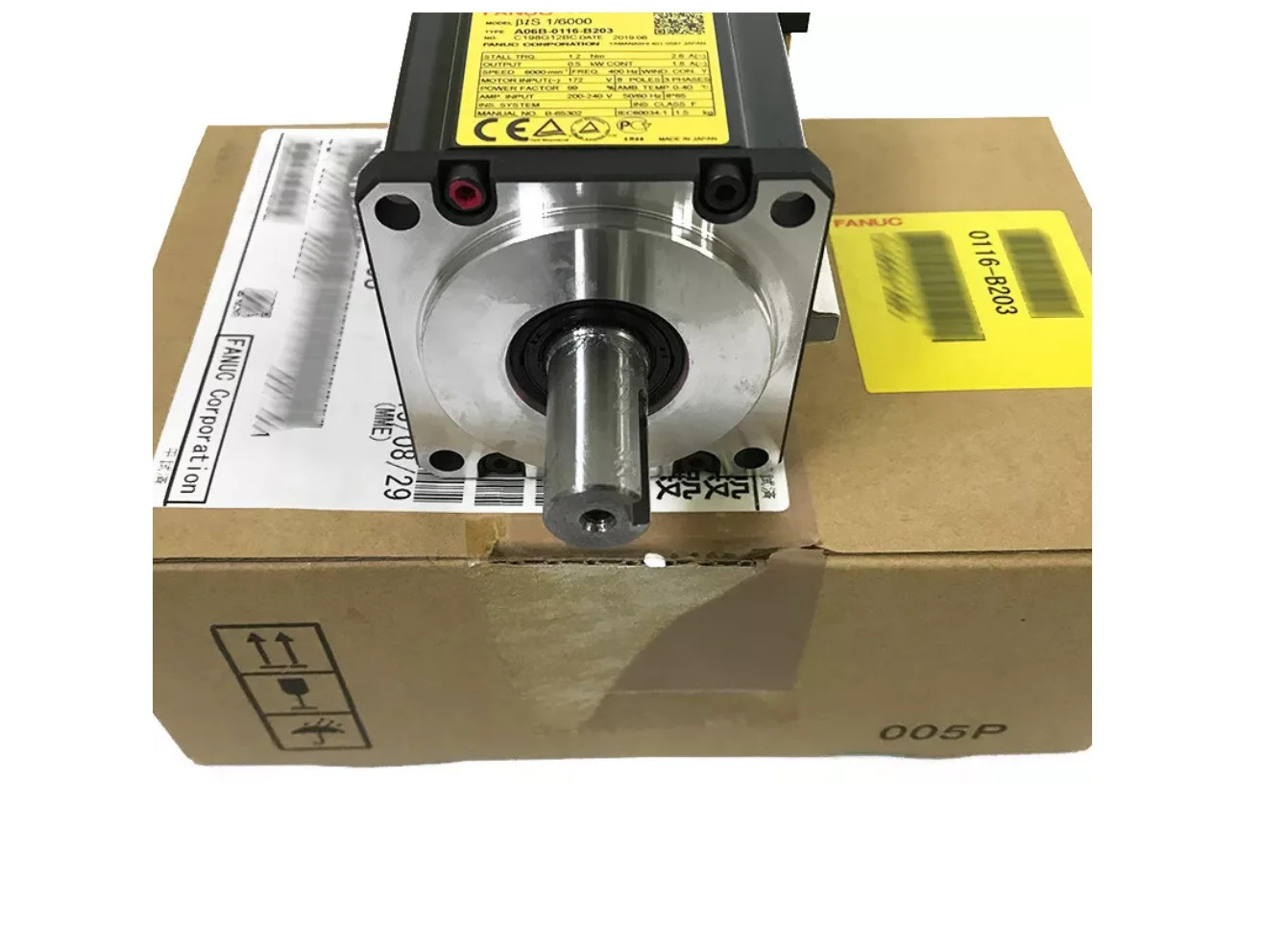 A06B-0116-B855 Fanuc AC 서보모터 12개월 A06B0116B855