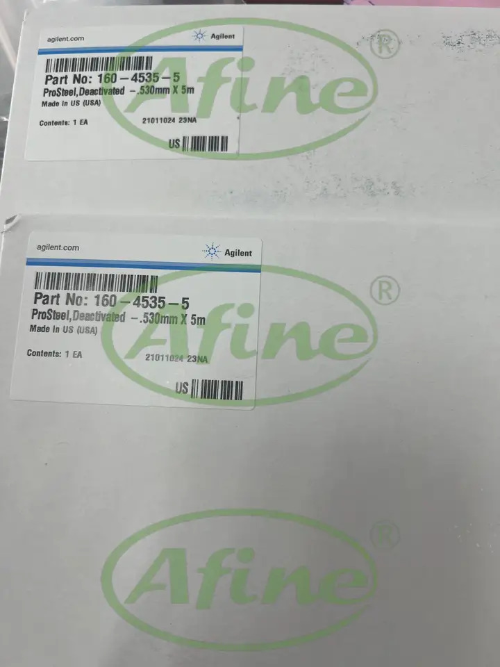 AFINE Agilent UltiMetal Plus 스테인레스 스틸 모세관 라표준 ProSteel160-4535-5 비활성화 5 m 0.5m OD 0.67mm